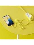 Xoopar yellow fast charging cable 1.2m, imported from the UK