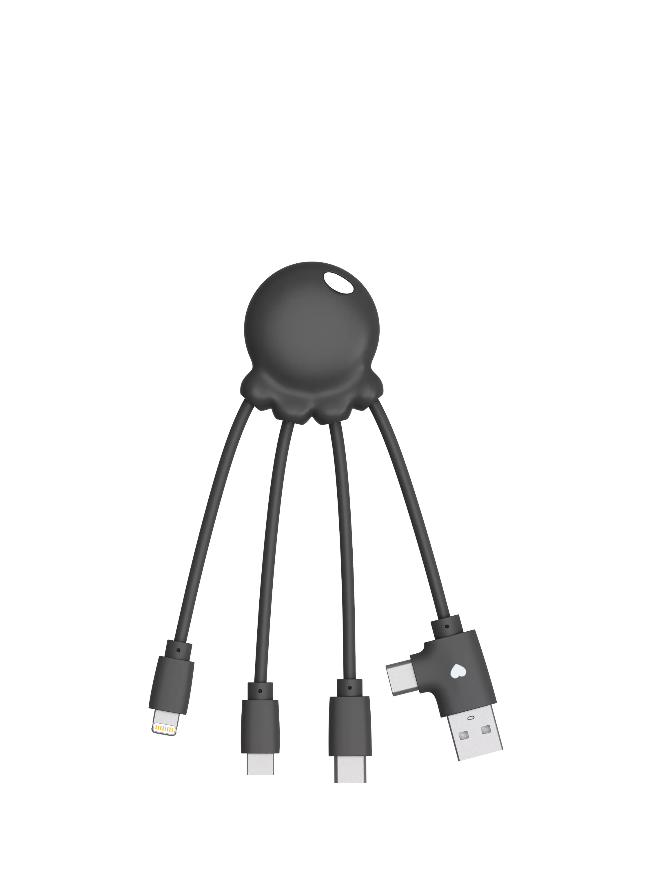 Xoopar Octopus charging cable black 11cm (British brand)