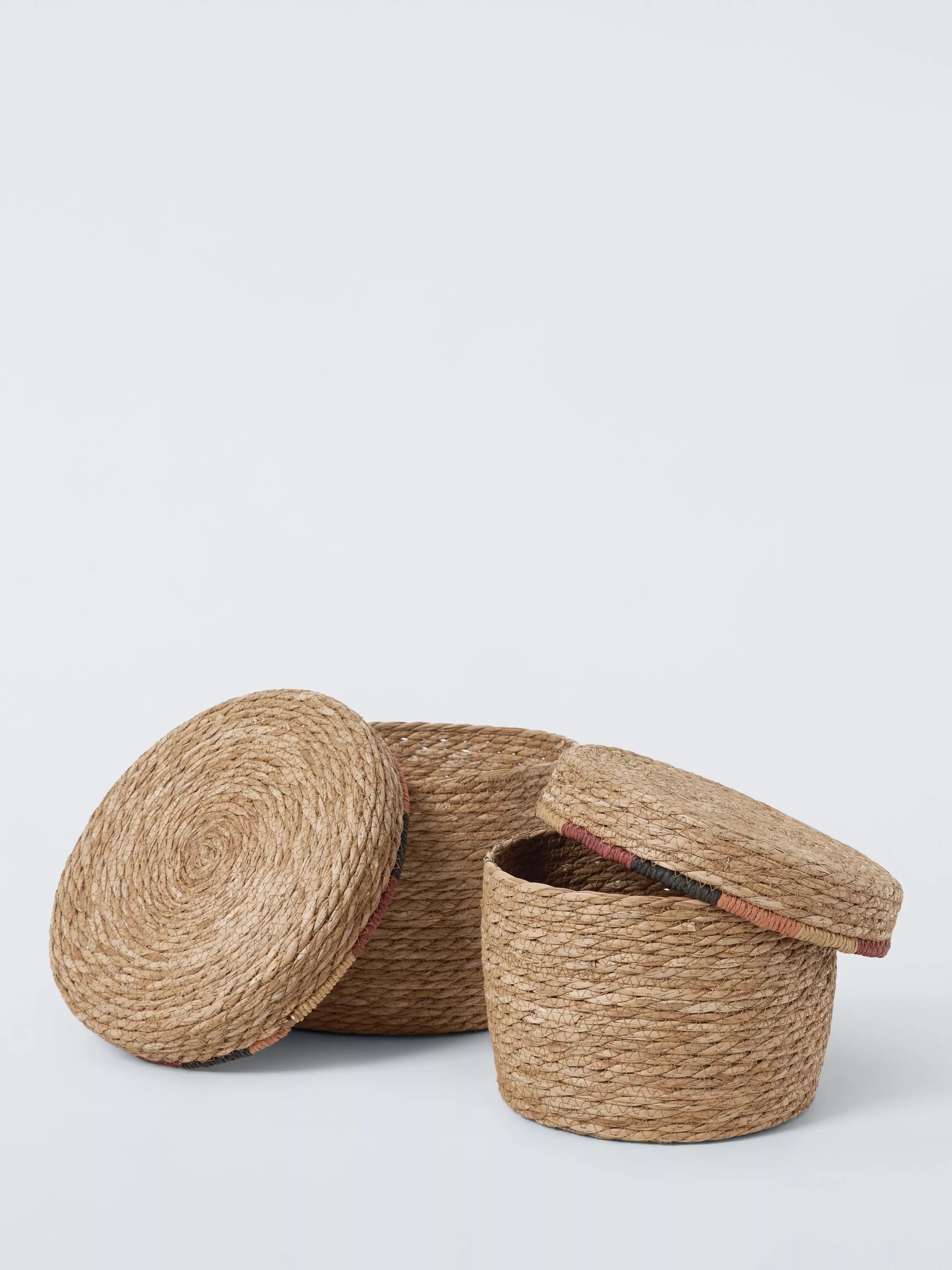 John Lewis natural storage baskets set of 2, imported from the UK