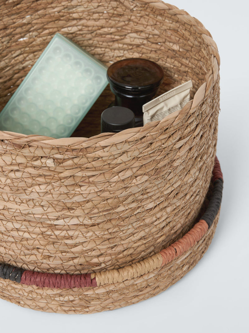 John Lewis natural storage baskets set of 2, imported from the UK