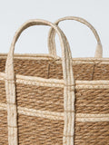 John Lewis Slim 2 Tone Bulrush Basket natural, imported from the UK