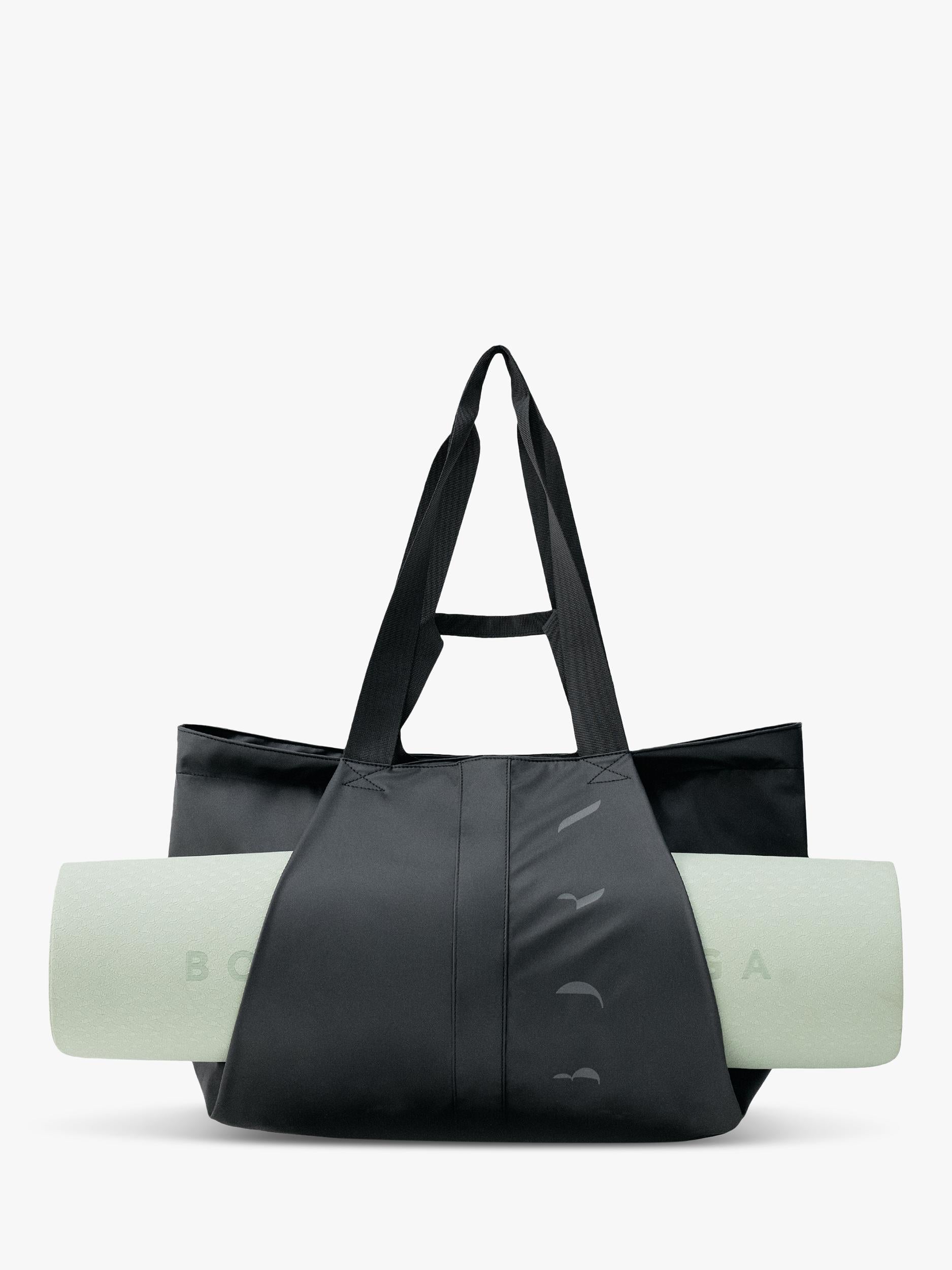 Born Living Yoga black braided sports shopper 31x54x40cm - British product