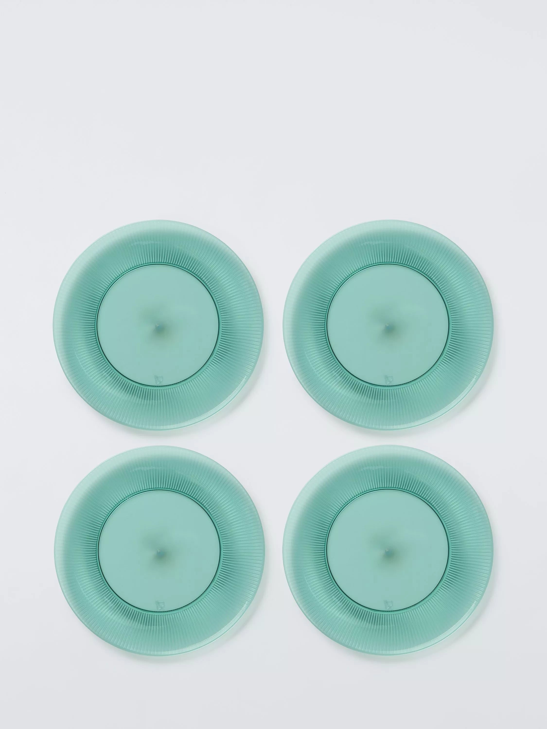 John Lewis picnic plates set of 4 aqua 25.5cm, UK version