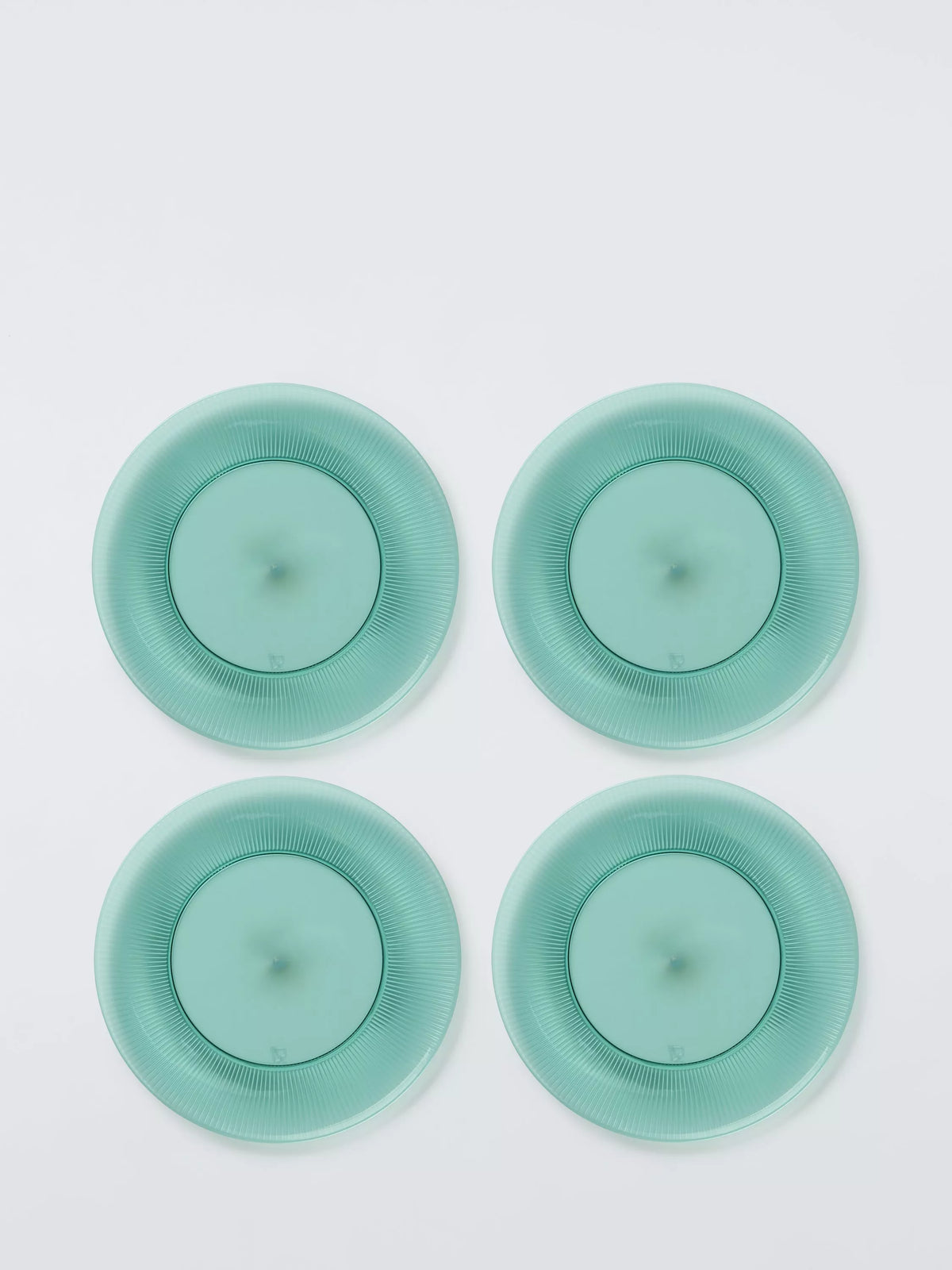 John Lewis picnic plates set of 4 aqua 25.5cm, UK version