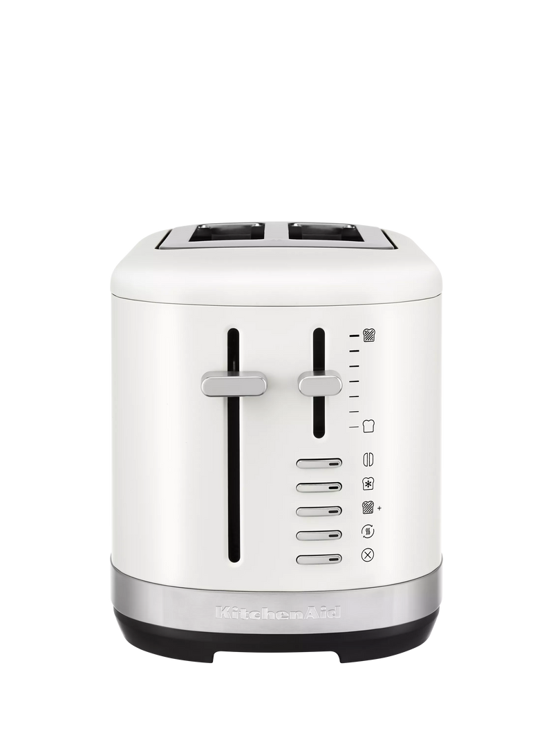 KitchenAid 2-slot toaster porcelain white, imported from the UK
