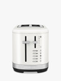 KitchenAid 2-slot toaster porcelain white, imported from the UK