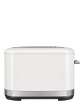 KitchenAid 2-slot toaster porcelain white, imported from the UK