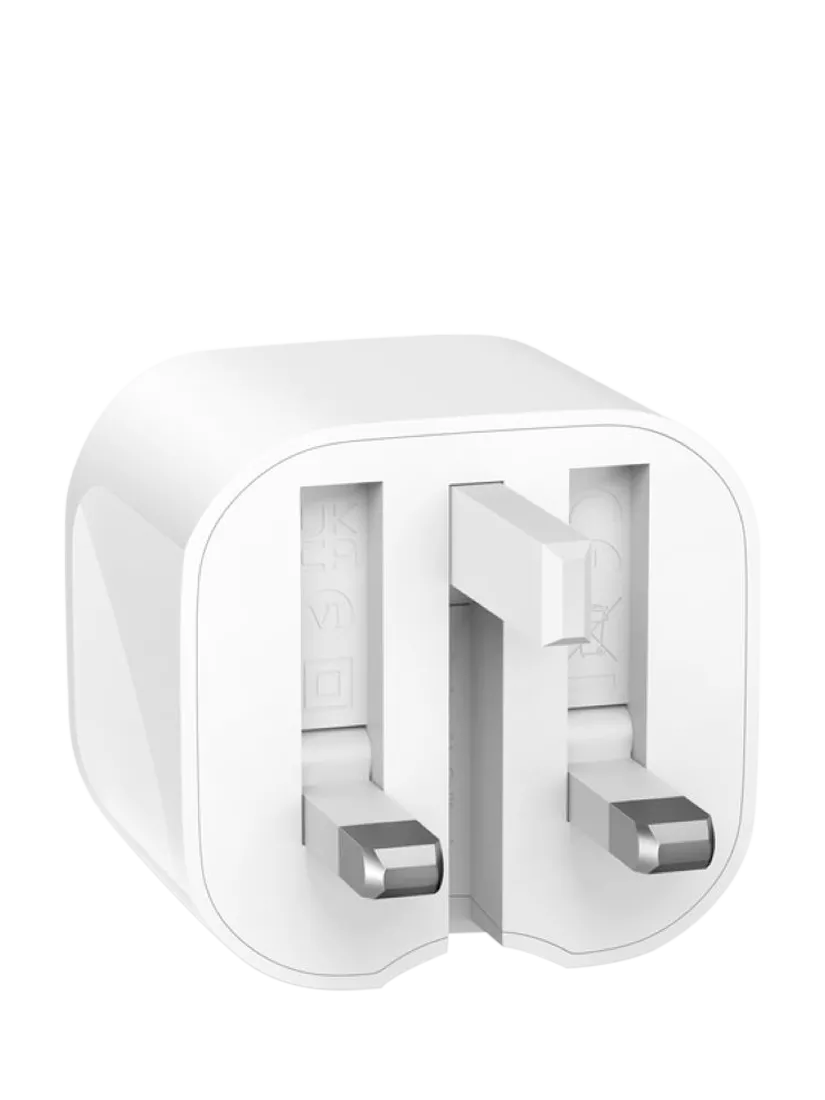 Belkin wall charger Dual USB-C 50W White - British product