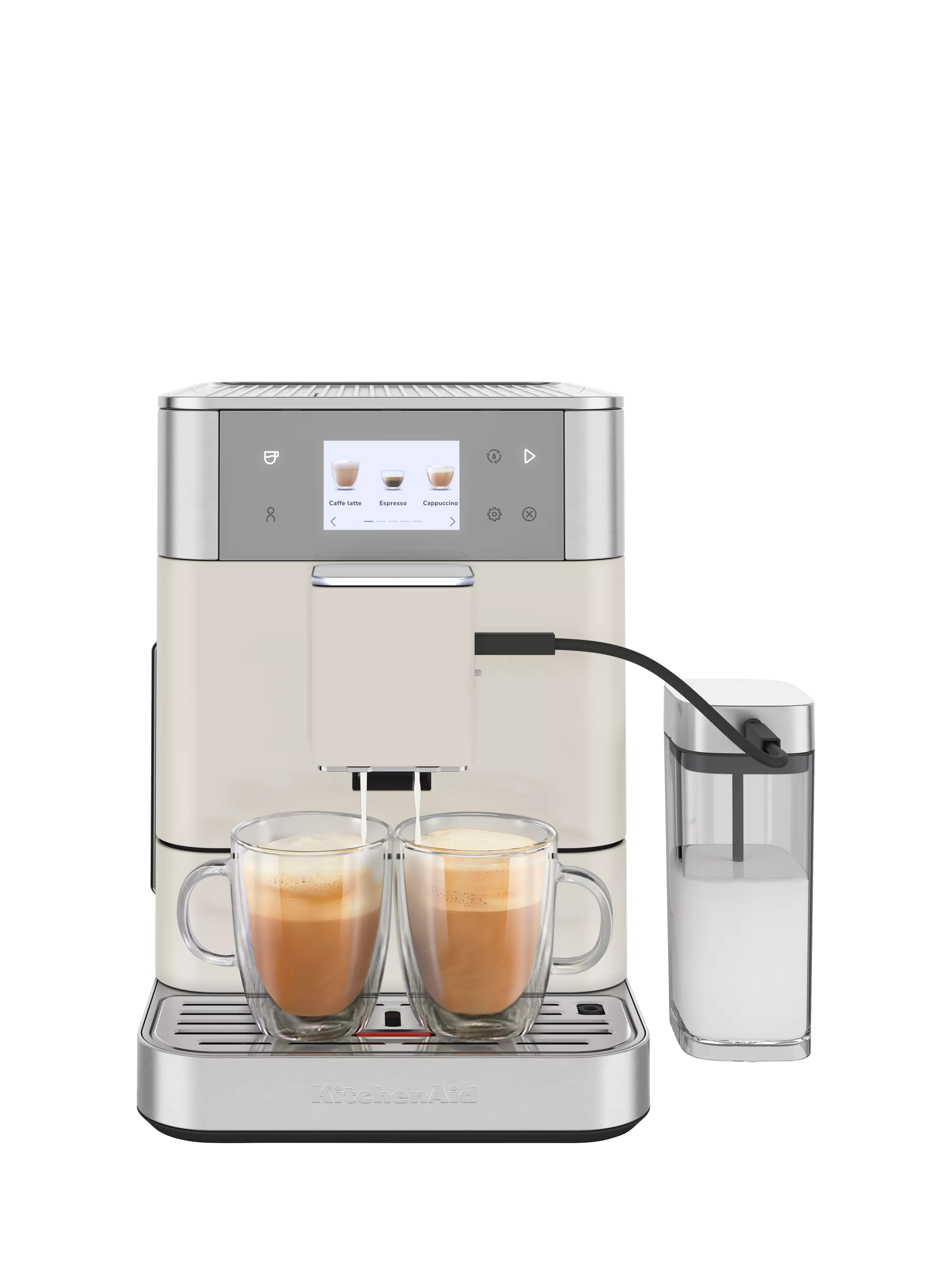 KitchenAid KF7 fully automatic coffee machine Porcelain White, imported from the UK