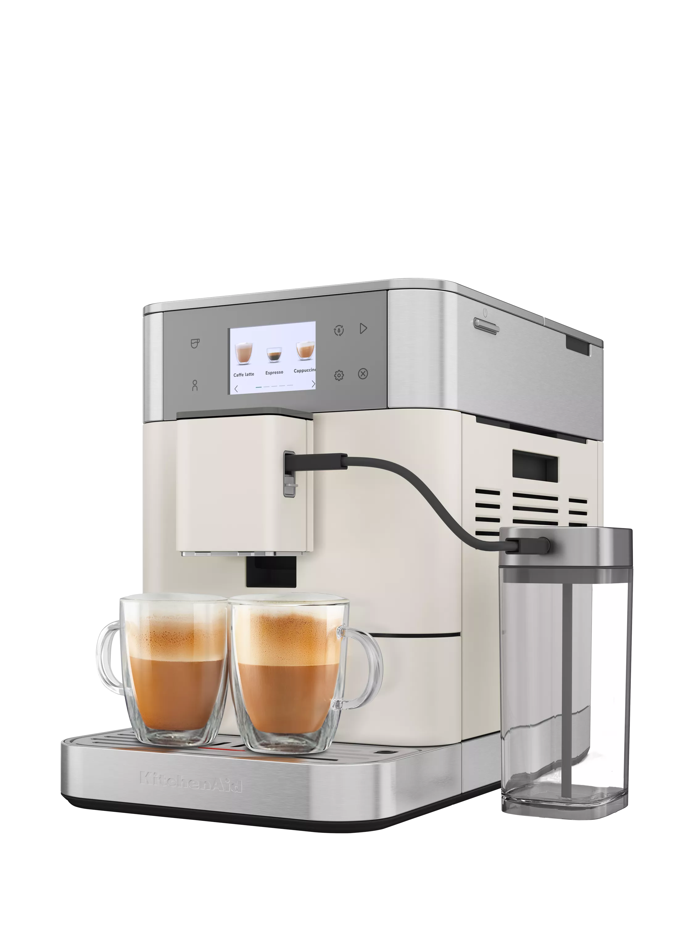 KitchenAid KF7 fully automatic coffee machine Porcelain White, imported from the UK