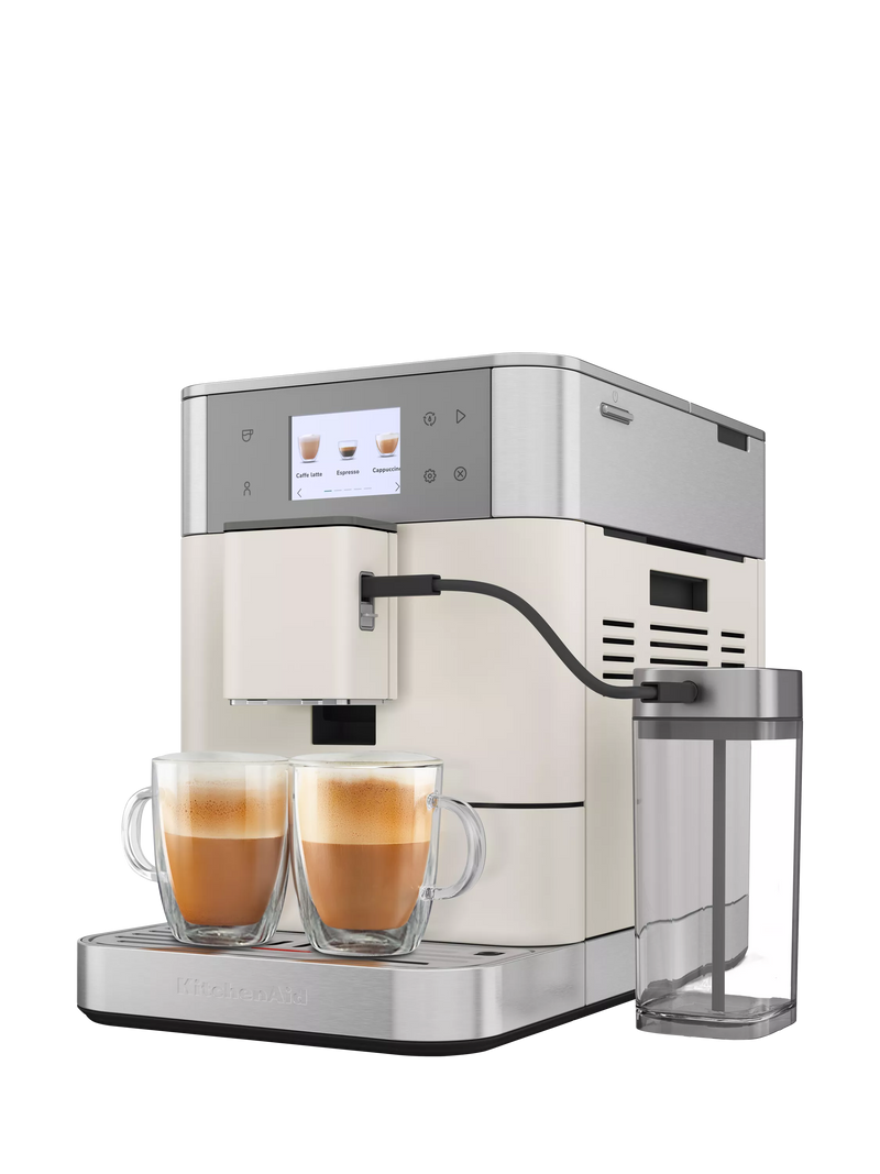 KitchenAid KF7 fully automatic coffee machine Porcelain White, imported from the UK