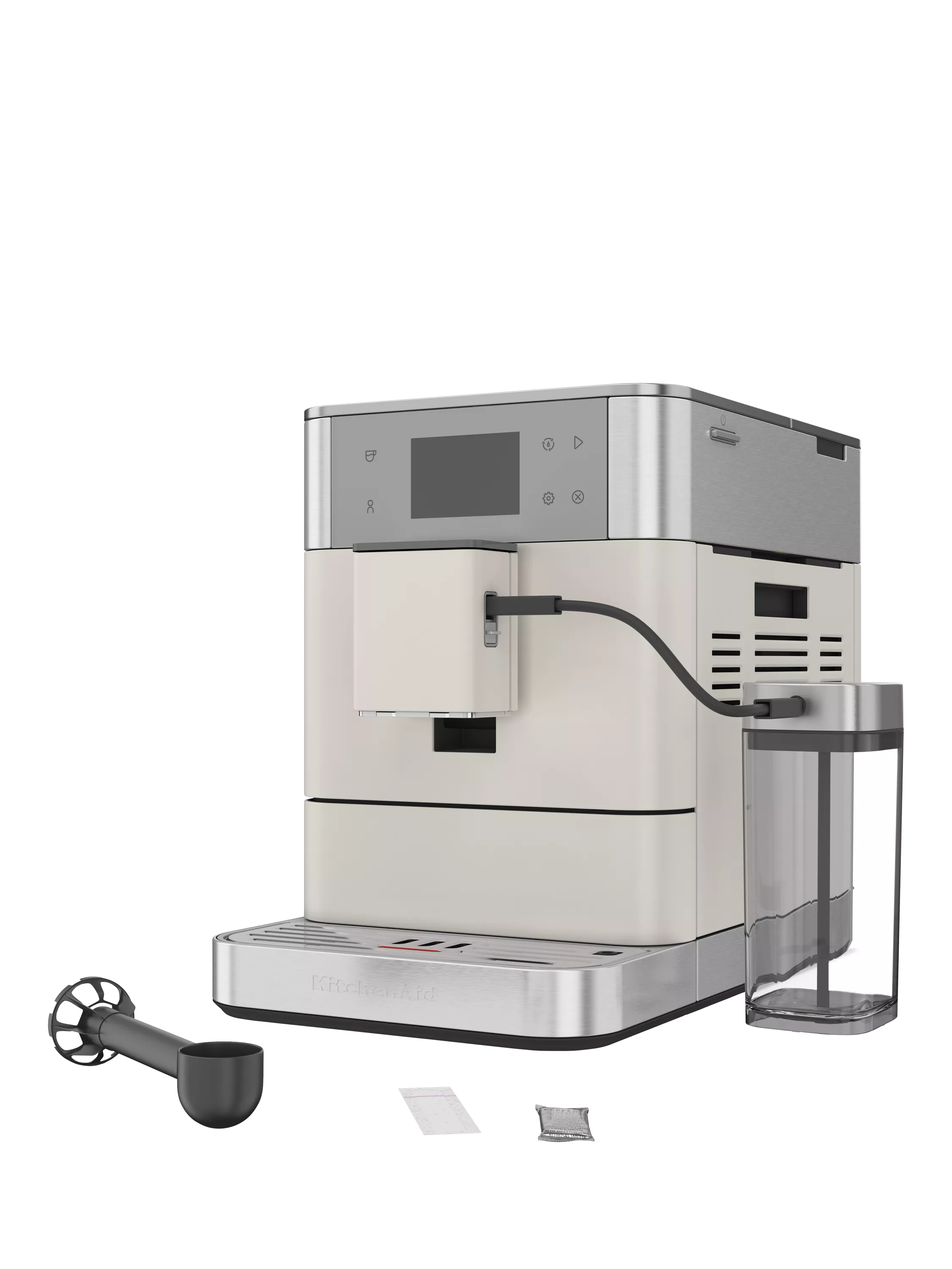 KitchenAid KF7 fully automatic coffee machine Porcelain White, imported from the UK