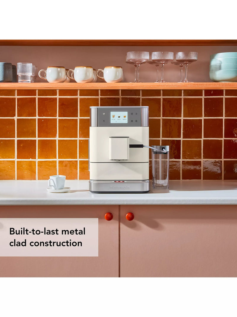 KitchenAid KF7 fully automatic coffee machine Porcelain White, imported from the UK