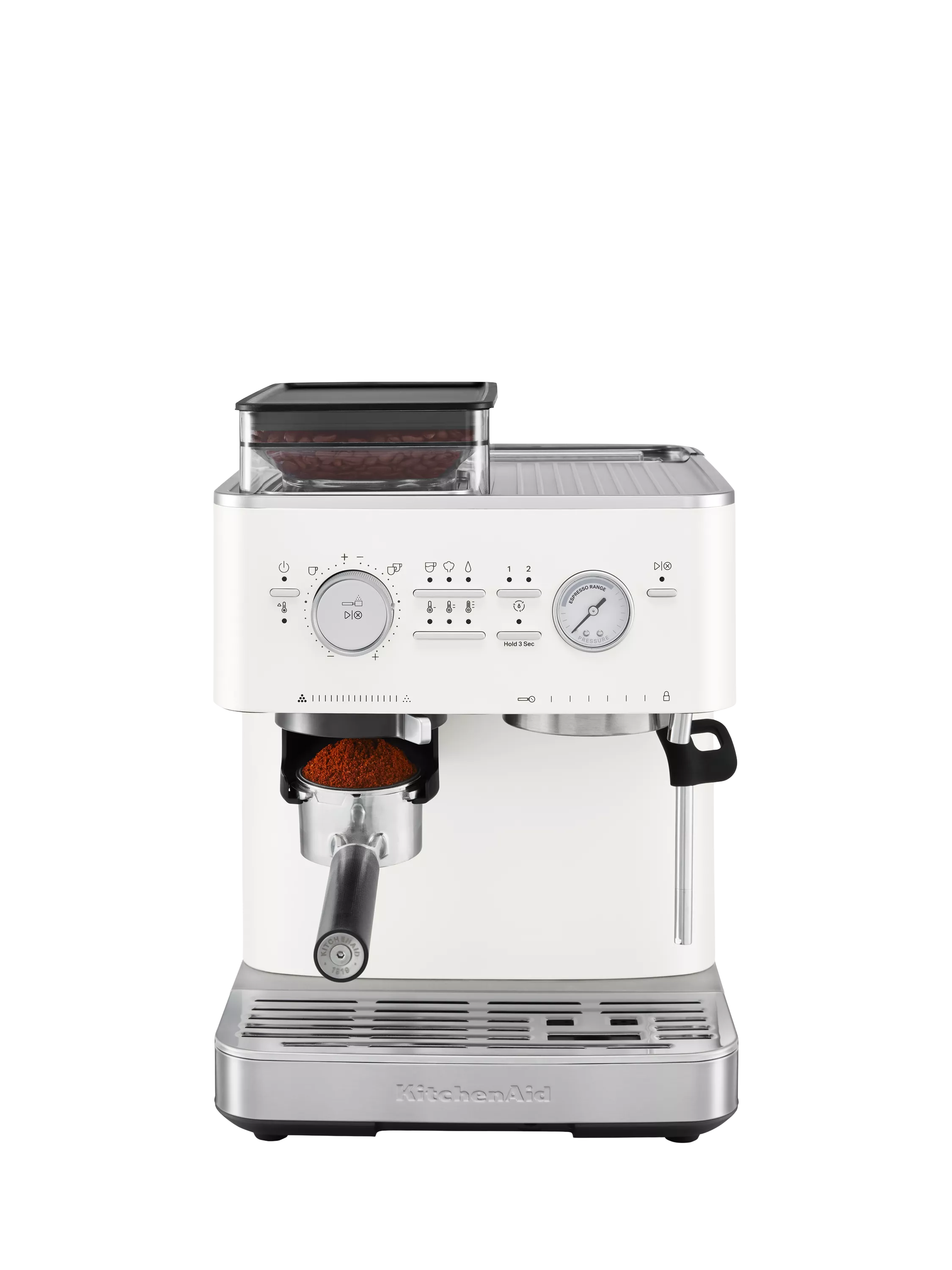 KitchenAid semi automatic coffee machine porcelain white - British product