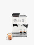 KitchenAid semi automatic coffee machine porcelain white - British product