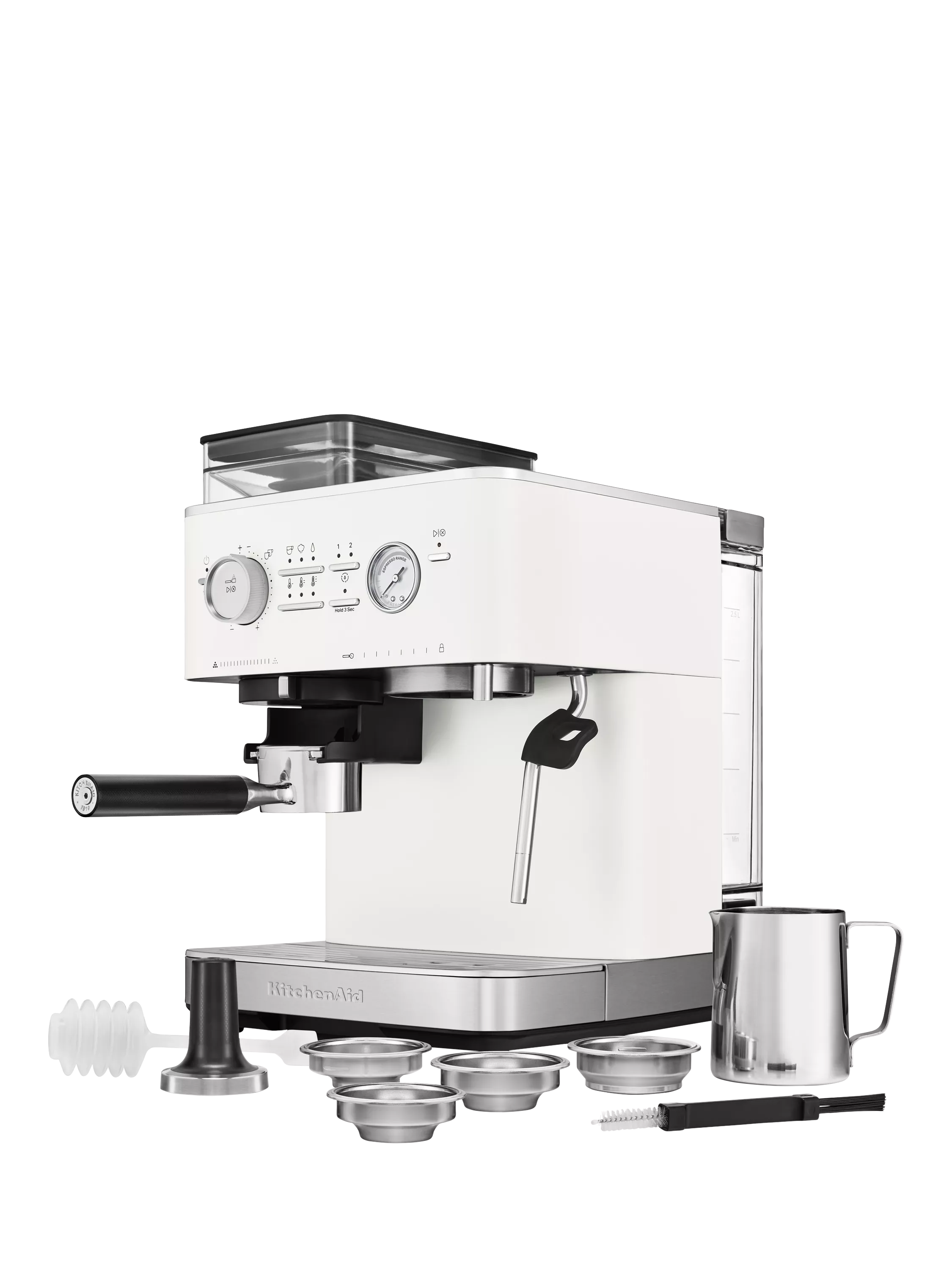 KitchenAid semi automatic coffee machine porcelain white - British product