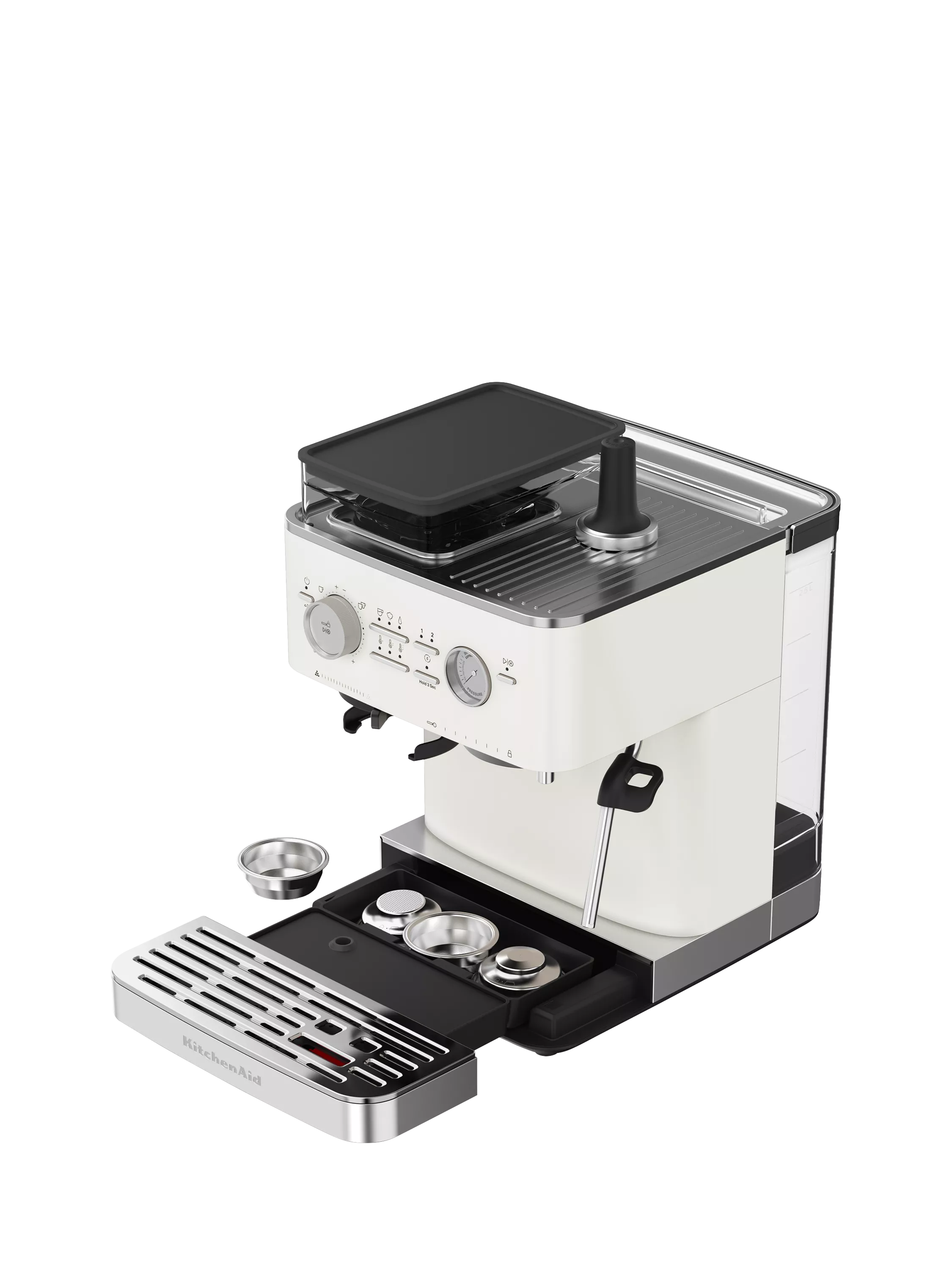 KitchenAid semi automatic coffee machine porcelain white - British product