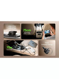 Belkin retractable car charger USB-C USB-A 75W black - British product