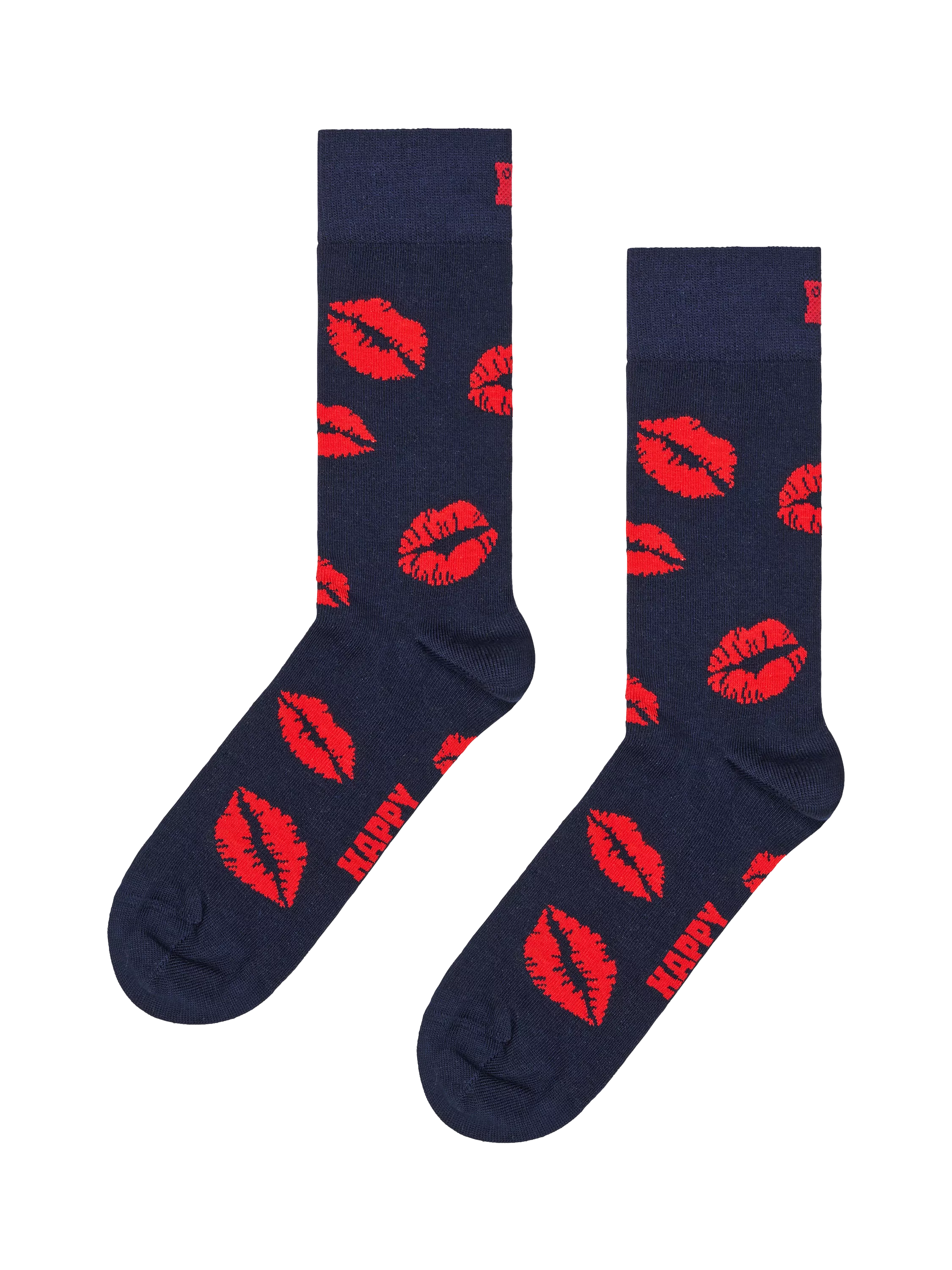 Happy Socks hearts patterned socks gift set navy (British brand)