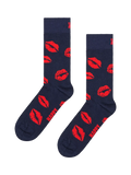 Happy Socks hearts patterned socks gift set navy (British brand)