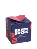 Happy Socks hearts patterned socks gift set navy (British brand)