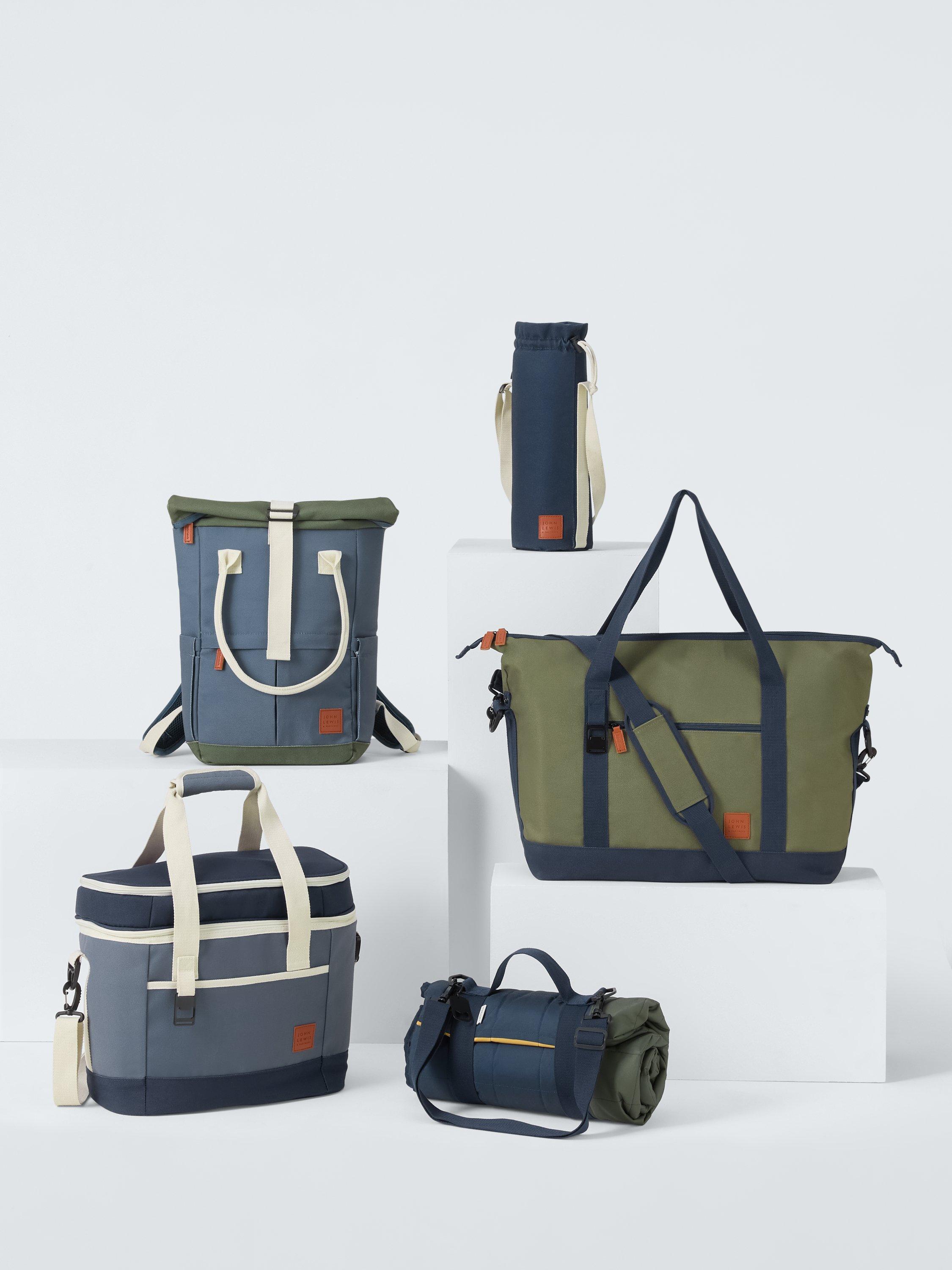 John Lewis dark green picnic cooler bag 30L, imported from the UK