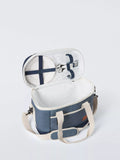John Lewis coastal picnic cooler bag 15L blue (British brand)