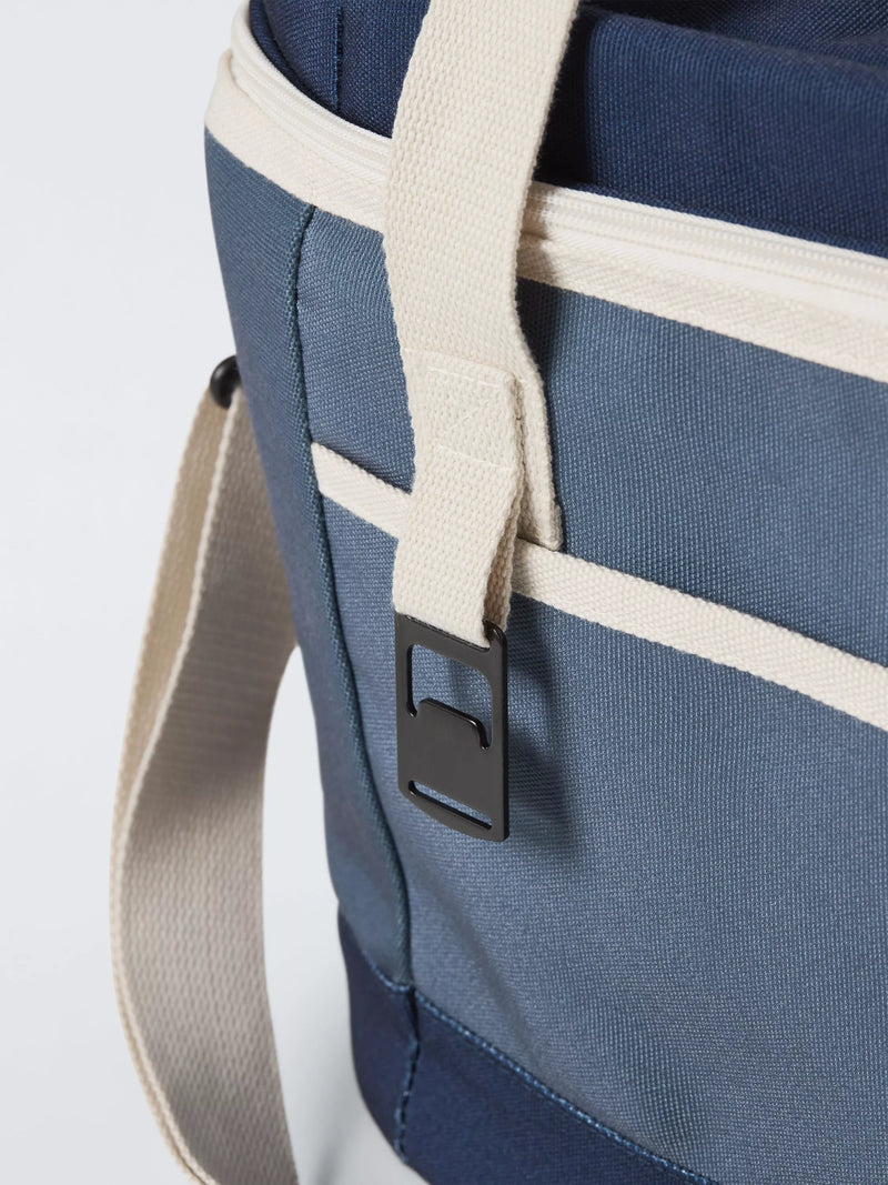 John Lewis coastal picnic cooler bag 15L blue (British brand)