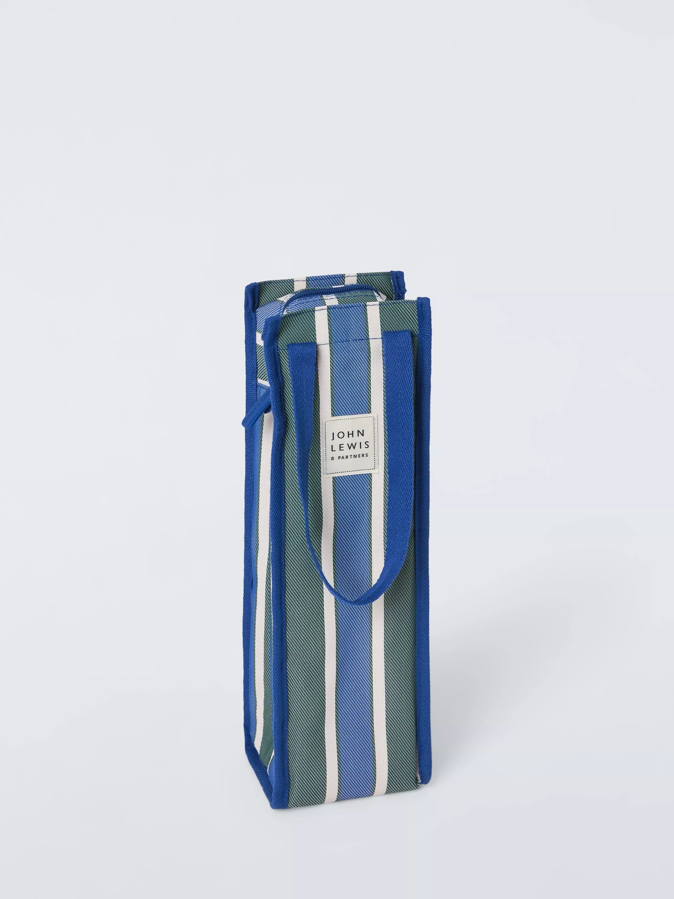 John Lewis striped wine bottle cooler bag 8L - British product