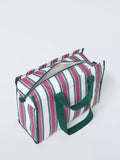 John Lewis striped picnic cooler bag pink multi 20L (British brand)