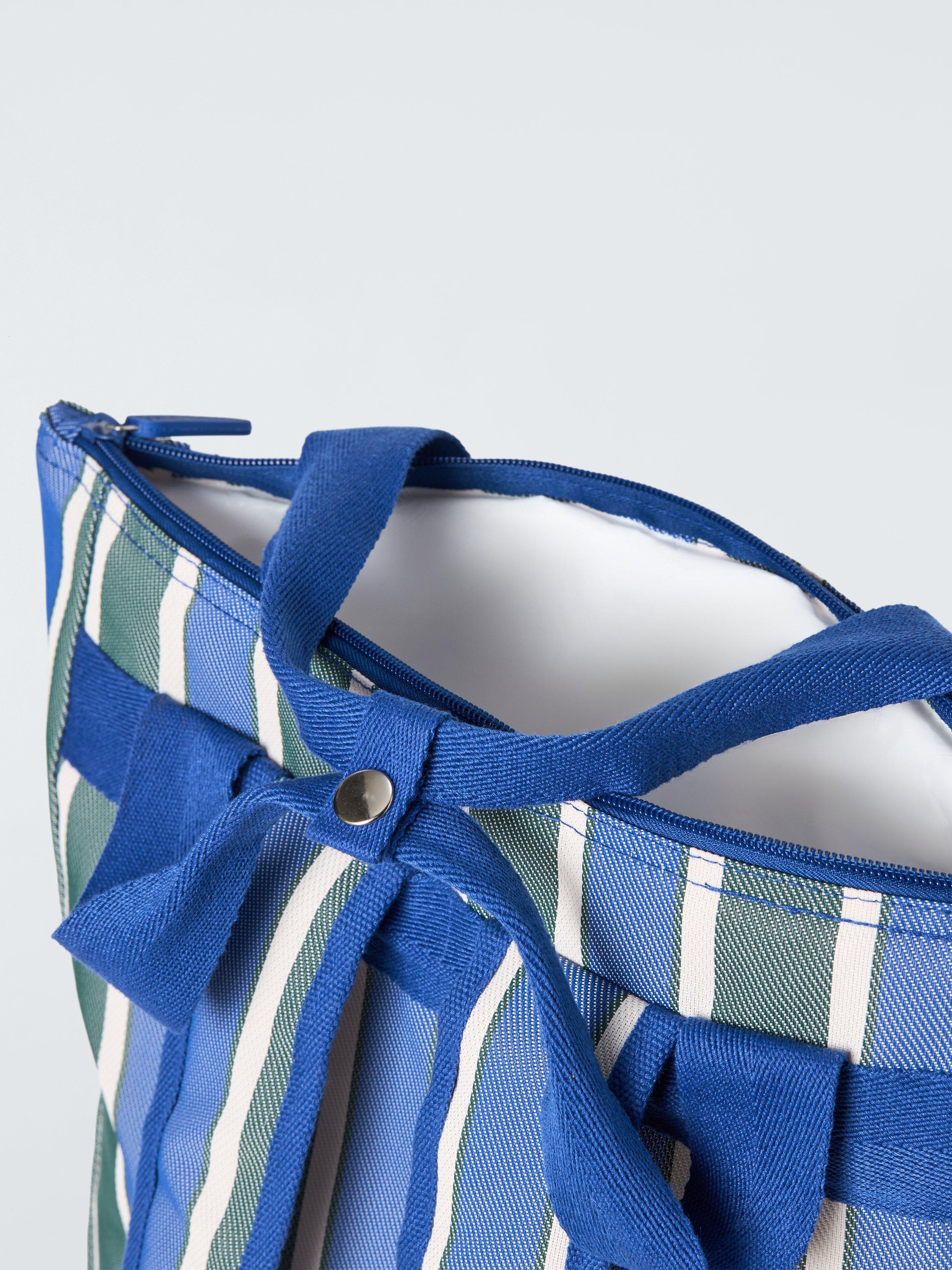 John Lewis striped picnic cooler backpack bag 15L - British product