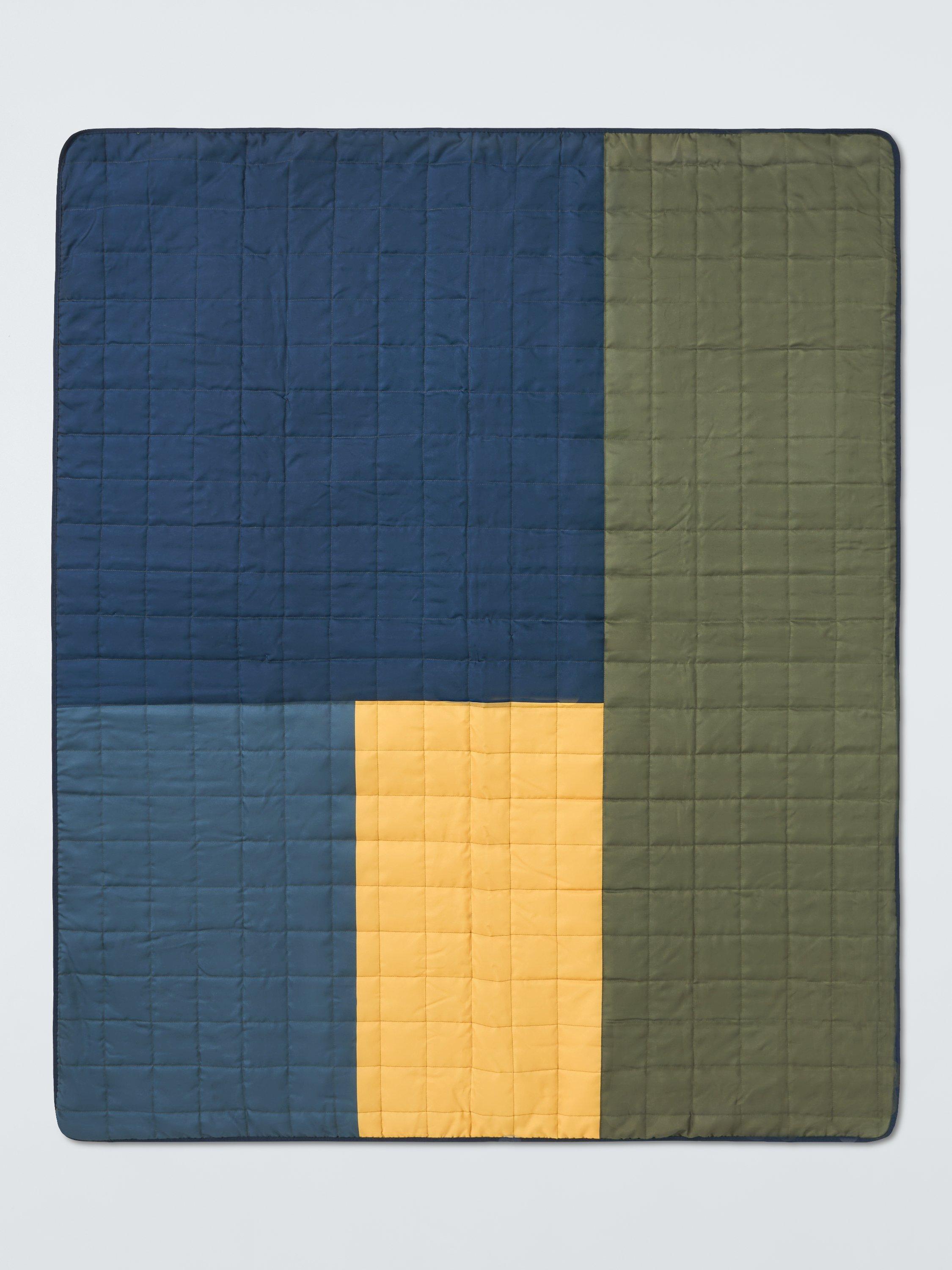 John Lewis Coastal quilted large picnic rug multi (British brand)