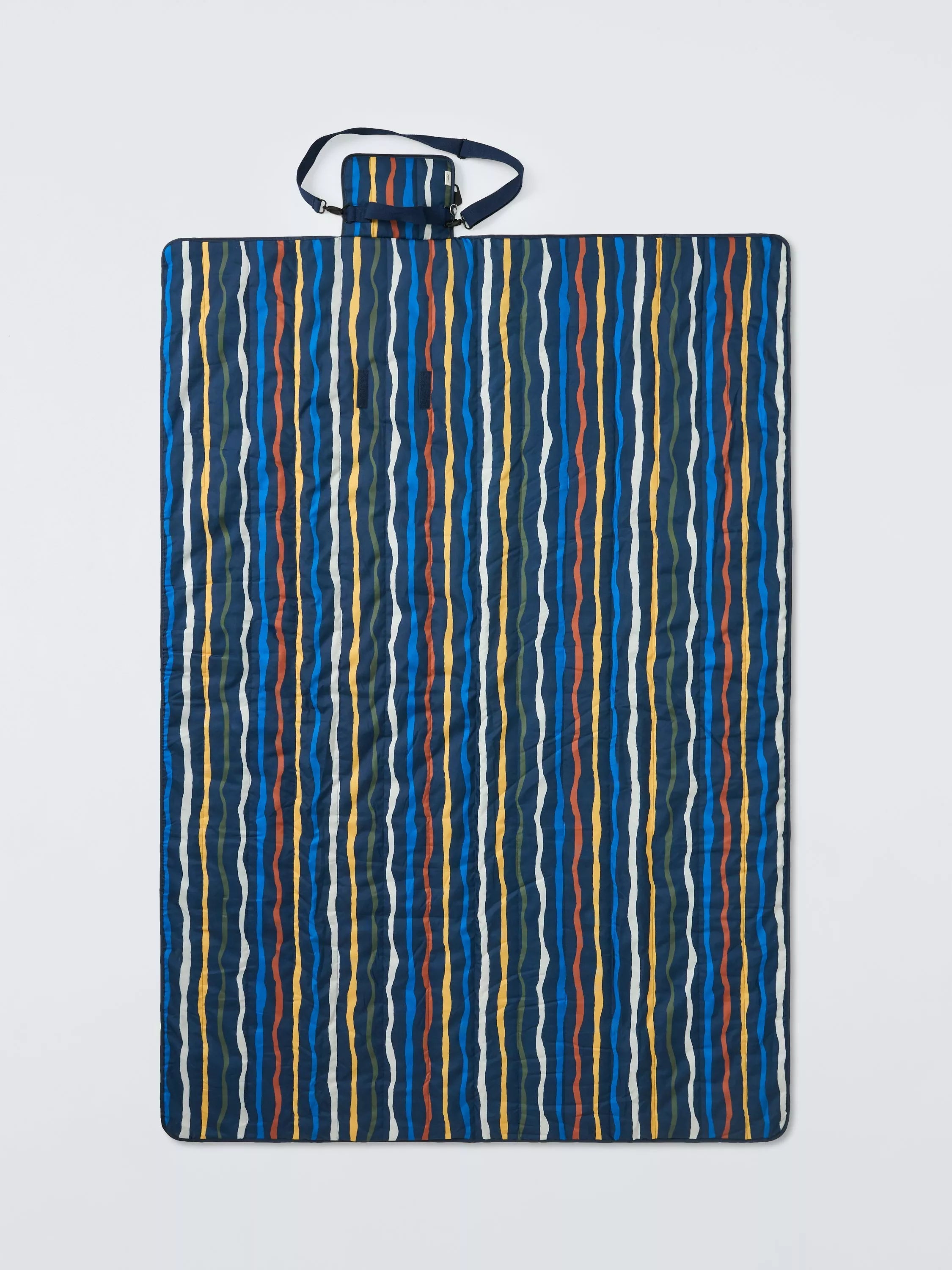John Lewis Coastal Stripe extra large picnic rug, UK version