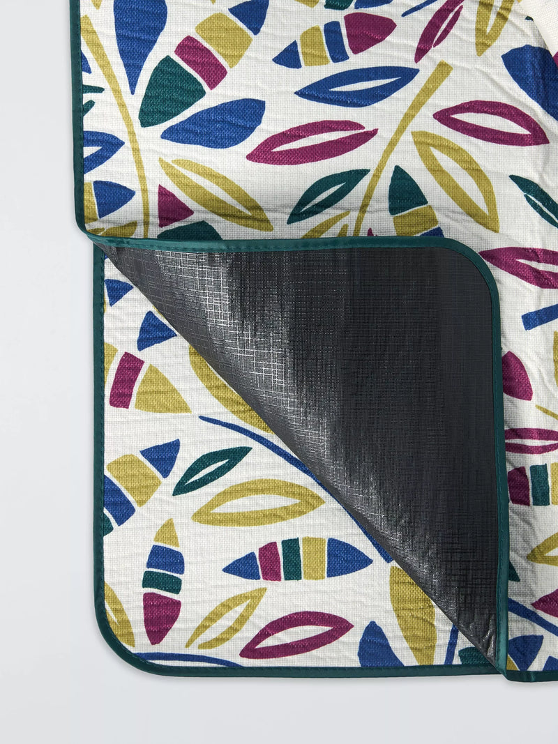 John Lewis leaf print picnic rug extra large (British brand)