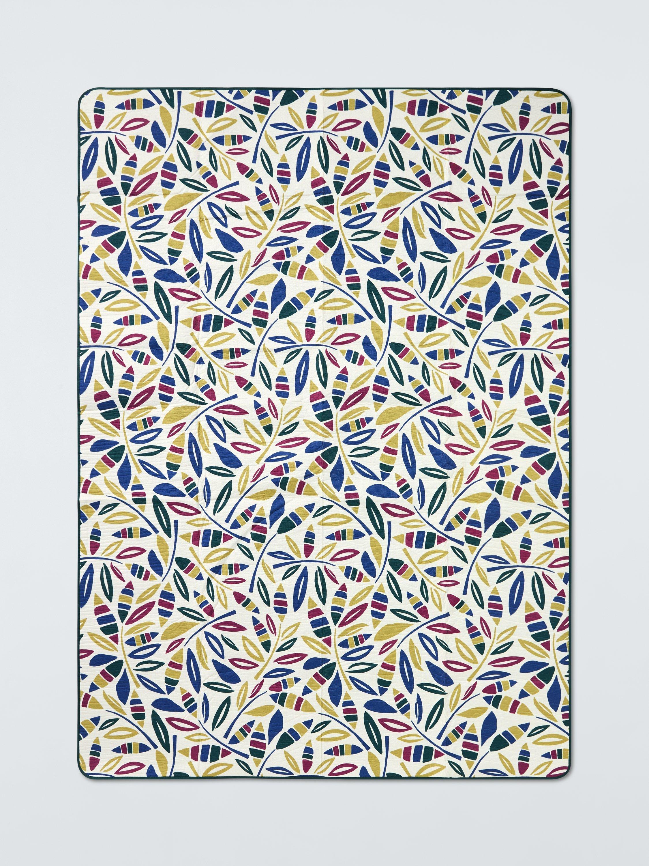 John Lewis leaf print picnic rug extra large (British brand)