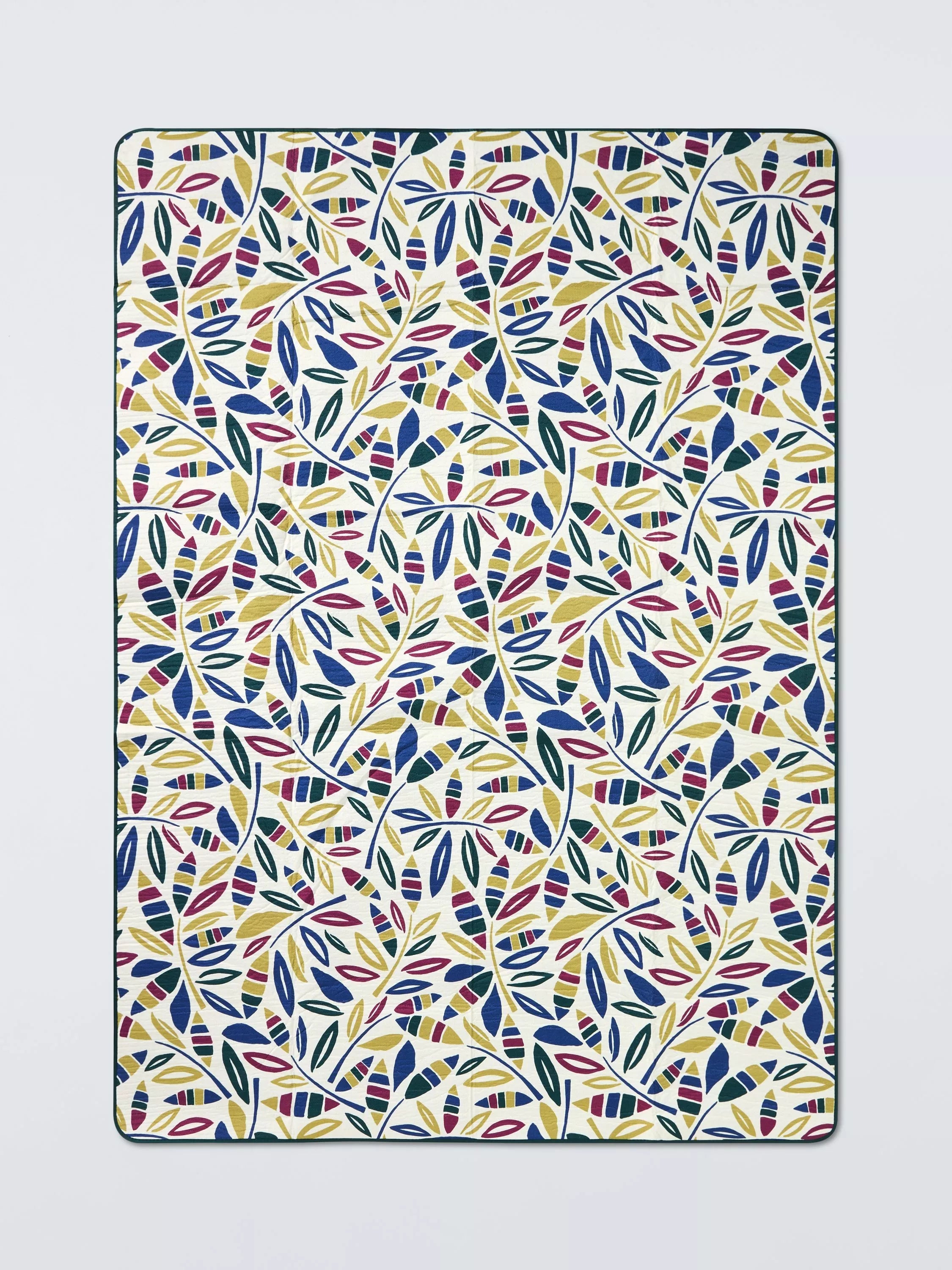 John Lewis leaf print picnic rug extra large (British brand)