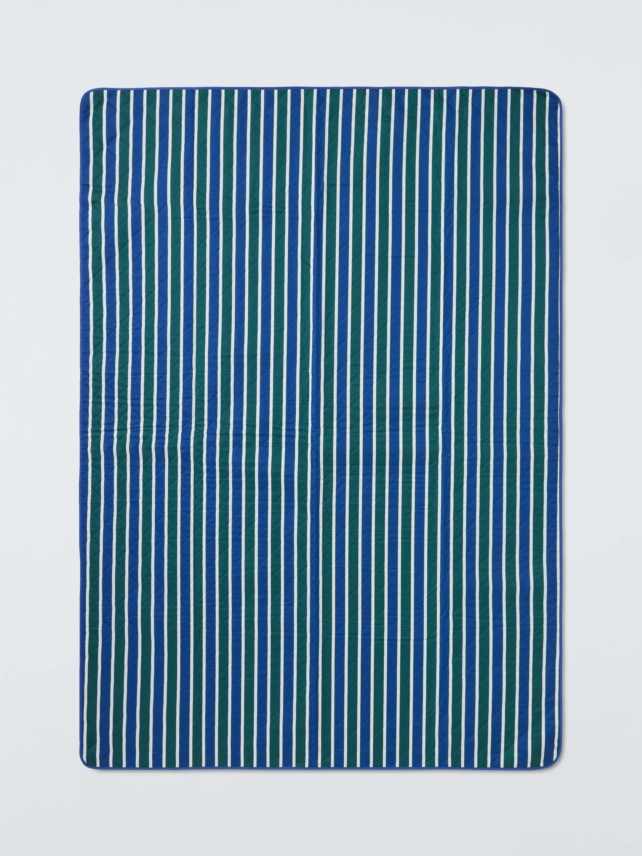 John Lewis extra large striped quilted picnic rug, UK version