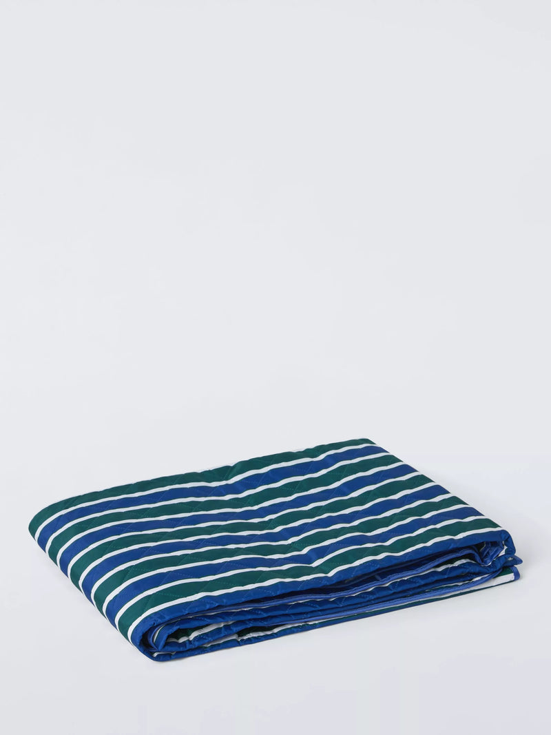John Lewis extra large striped quilted picnic rug, UK version