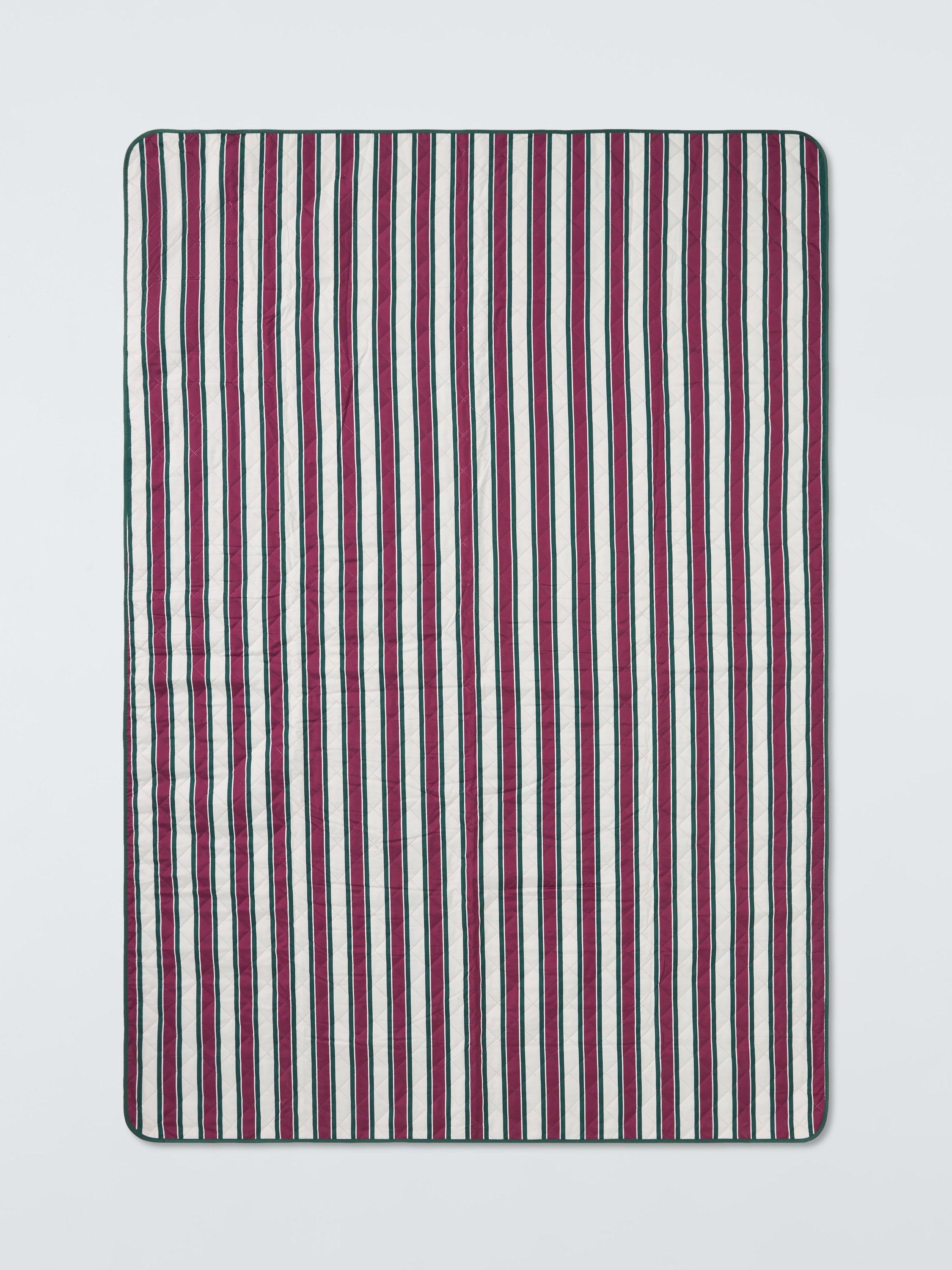 John Lewis extra large quilted picnic rug pink multi - British product