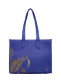 Sara Miller Oversized Box Tote Bag, Botanic Blue