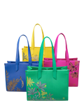 Sara Miller oversized box tote bag Botanic Blue, imported from the UK