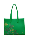 Sara Miller Oversized Box Tote Bag, Botanic Green