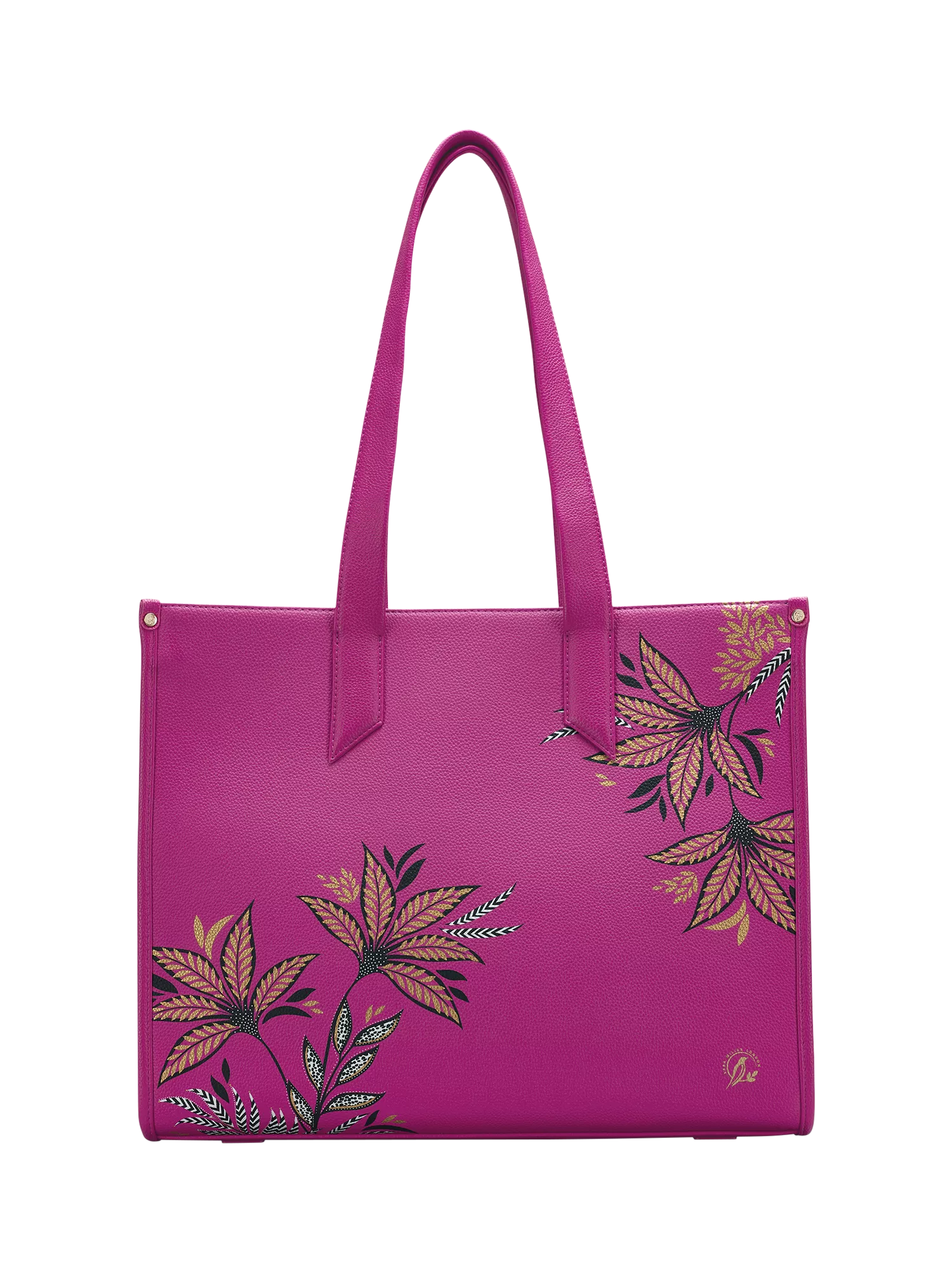 Sara Miller oversized box tote bag Botanic Pink, UK version