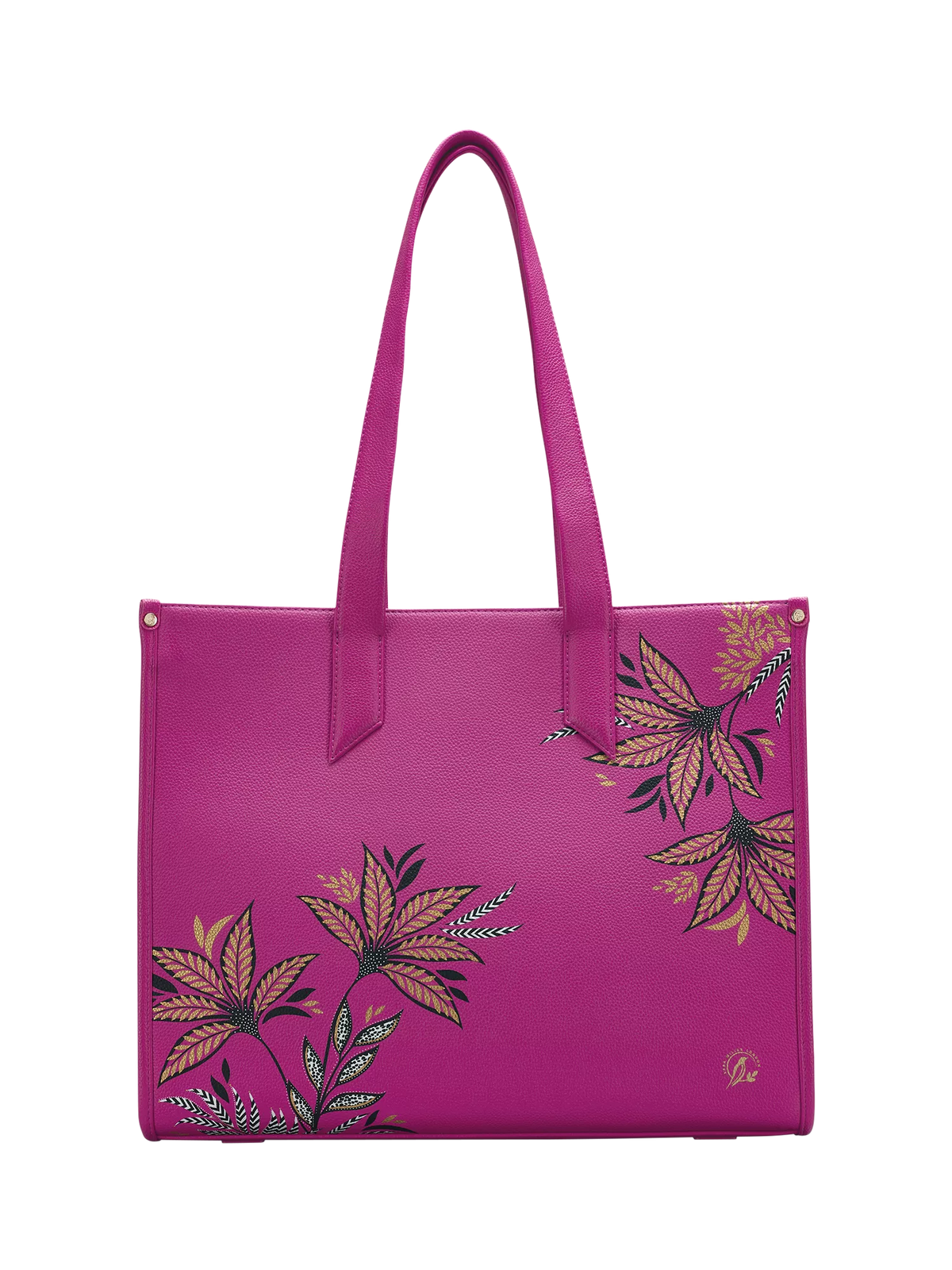Sara Miller oversized box tote bag Botanic Pink, UK version