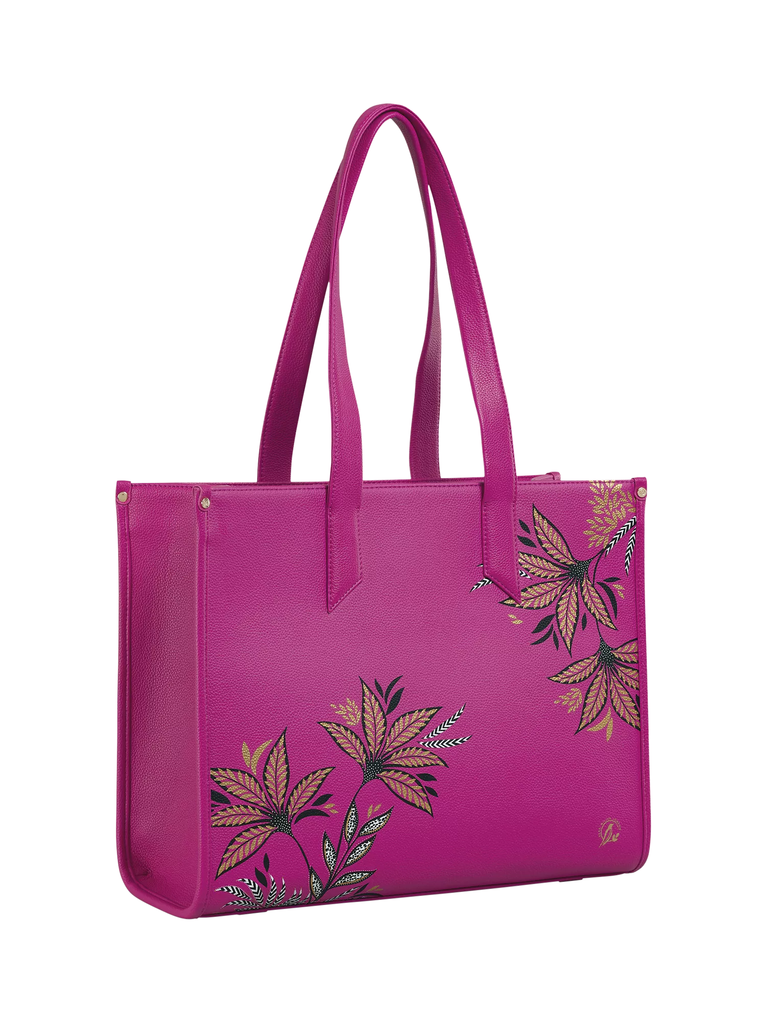 Sara Miller oversized box tote bag Botanic Pink, UK version