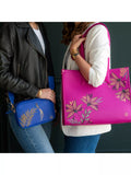 Sara Miller oversized box tote bag Botanic Pink, UK version
