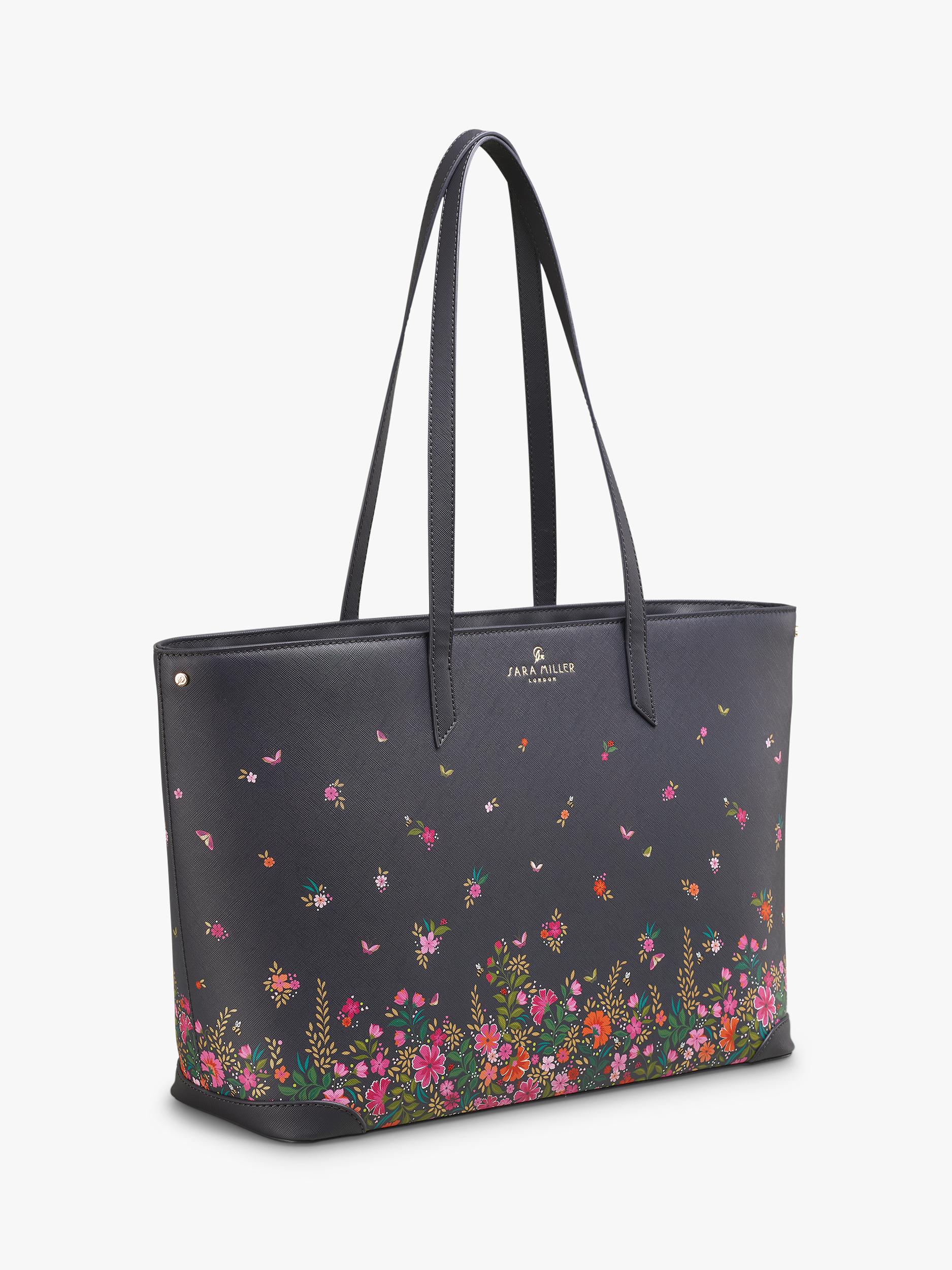 Sara Miller large tote bag ditsy floral print - British product
