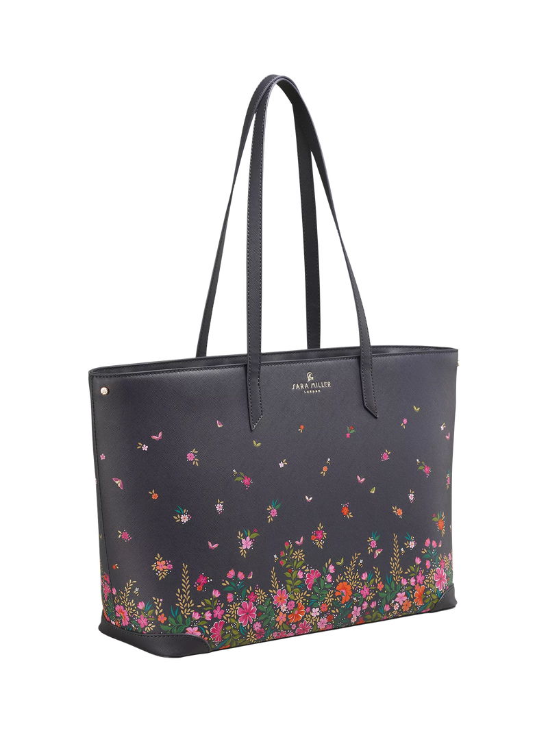 Sara Miller large tote bag ditsy floral print - British product