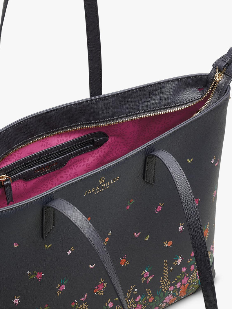 Sara Miller large tote bag ditsy floral print - British product