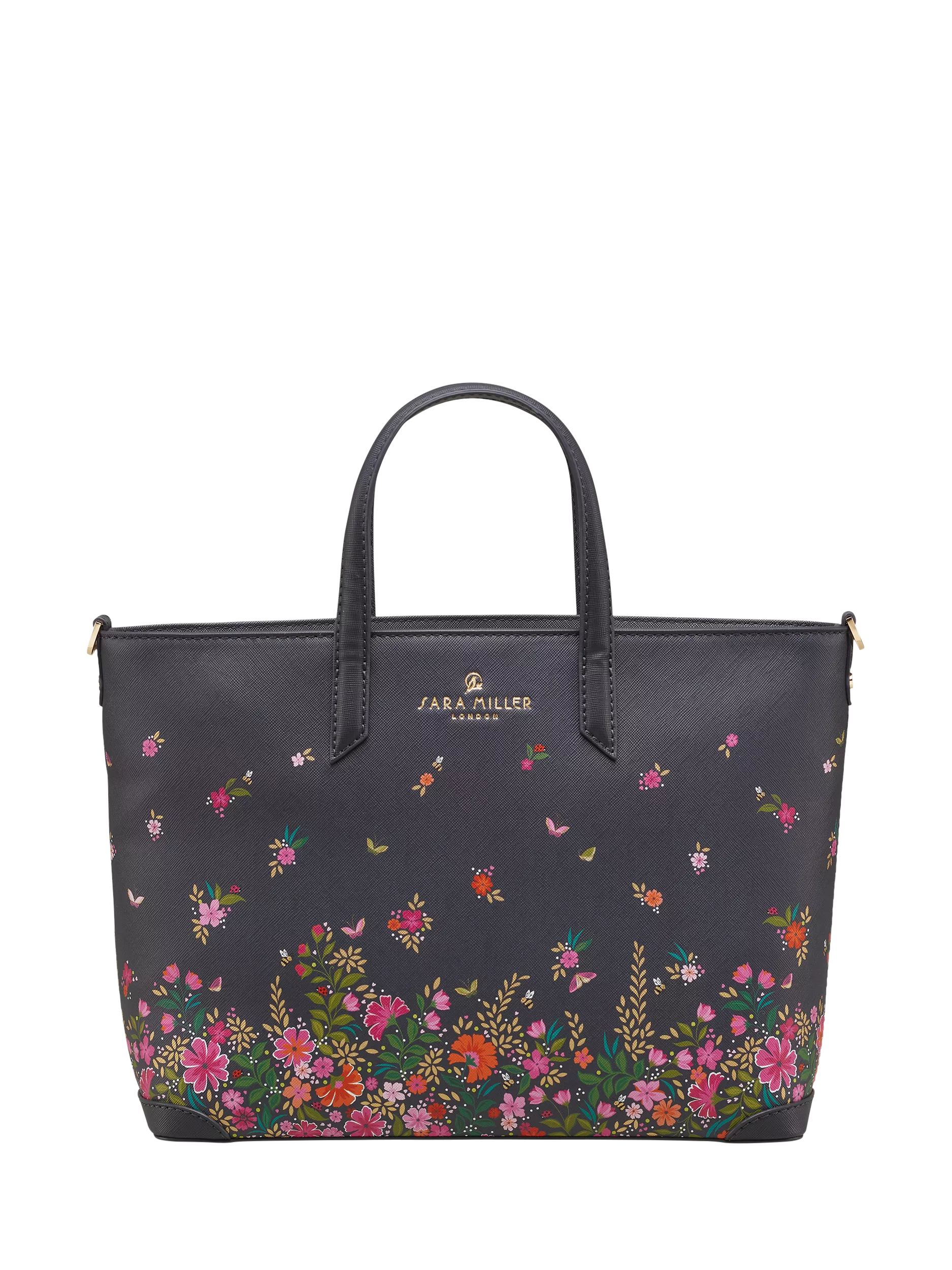 Sara Miller medium ditsy floral tote bag - British product